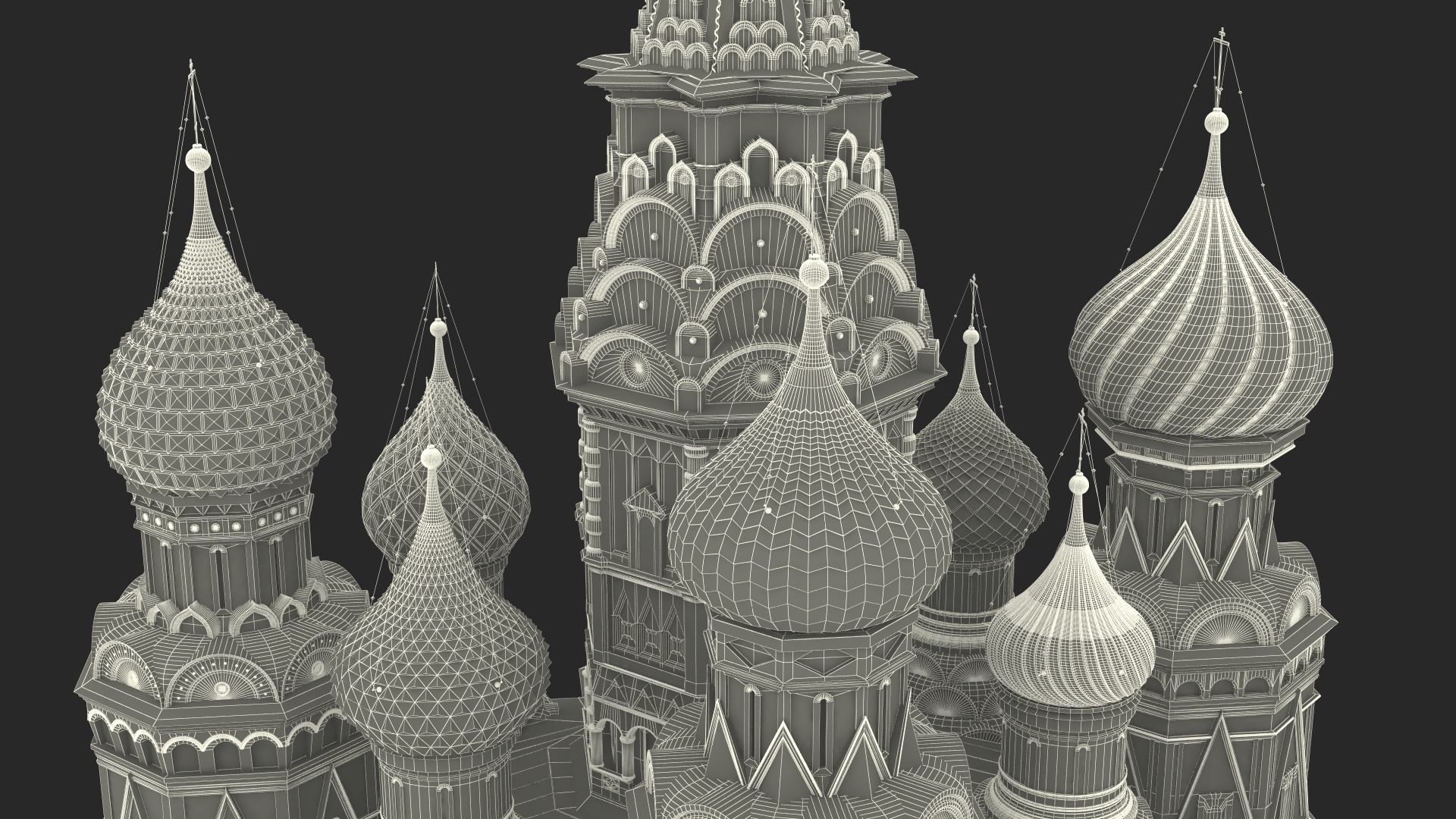 Saint Basils Cathedral Moscow 3D model