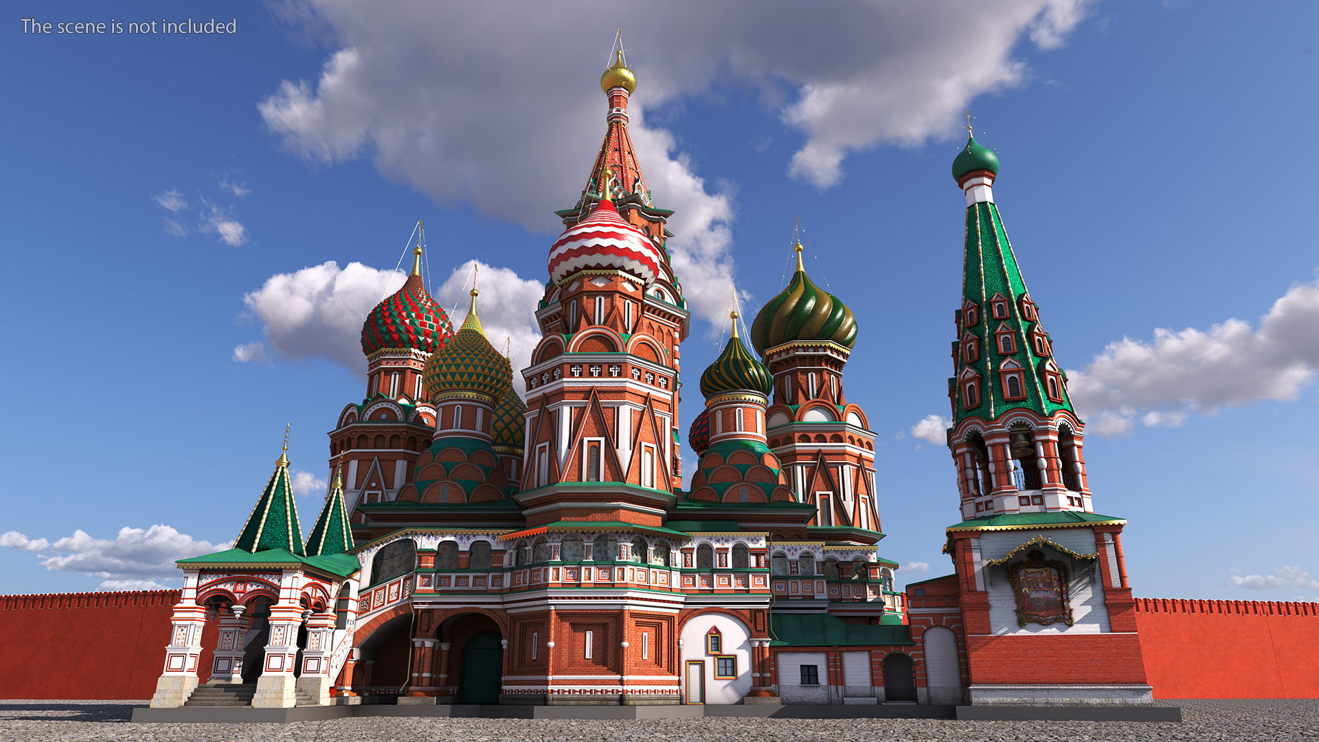 Saint Basils Cathedral Moscow 3D model