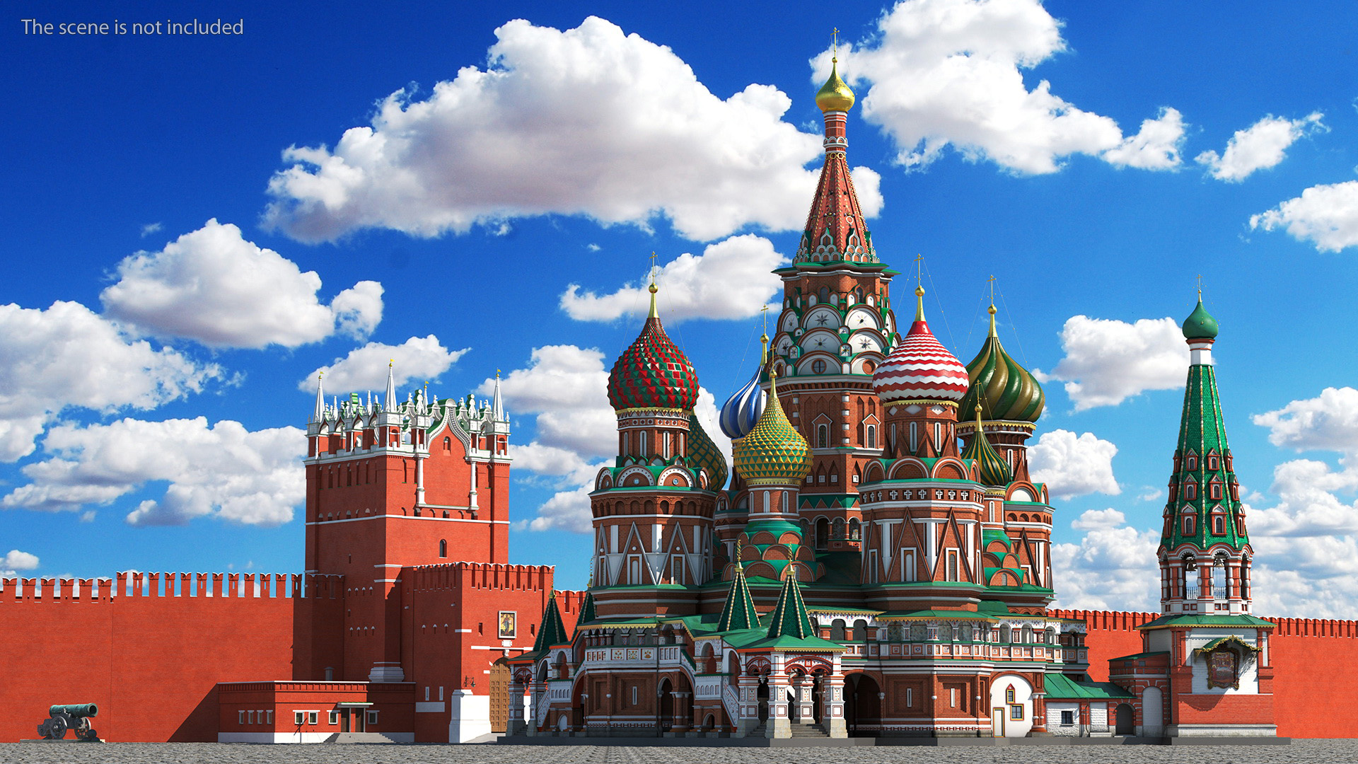 Saint Basils Cathedral Moscow 3D model