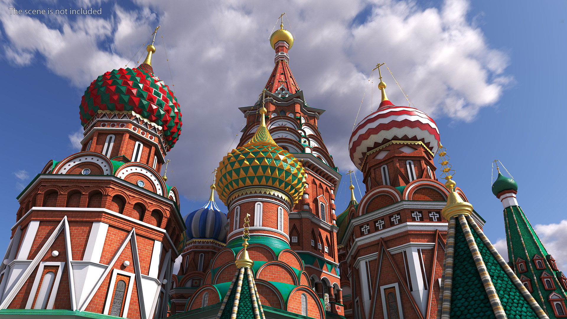 Saint Basils Cathedral Moscow 3D model