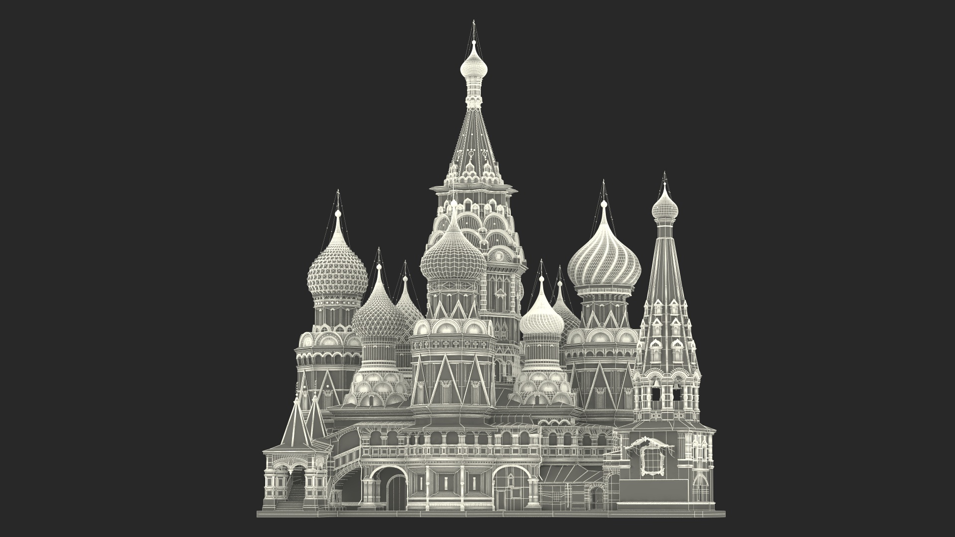 Saint Basils Cathedral Moscow 3D model