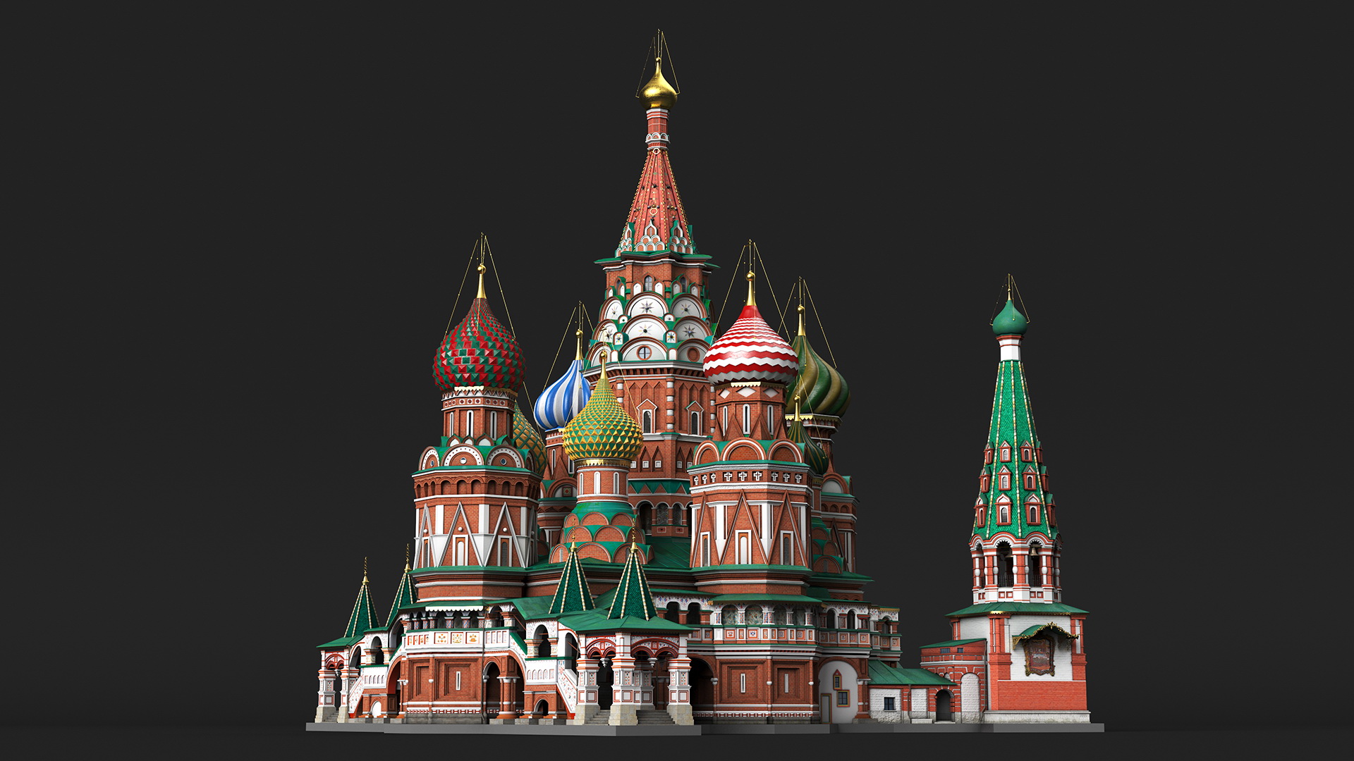 Saint Basils Cathedral Moscow 3D model