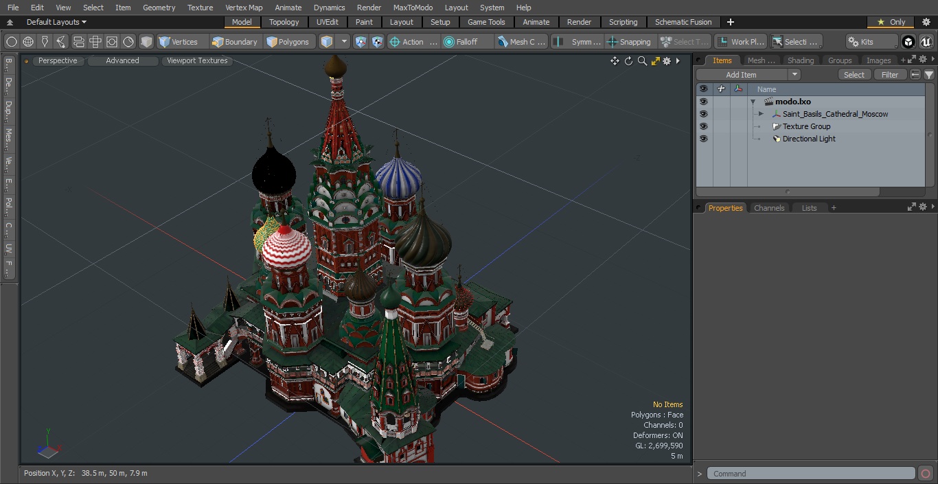 Saint Basils Cathedral Moscow 3D model