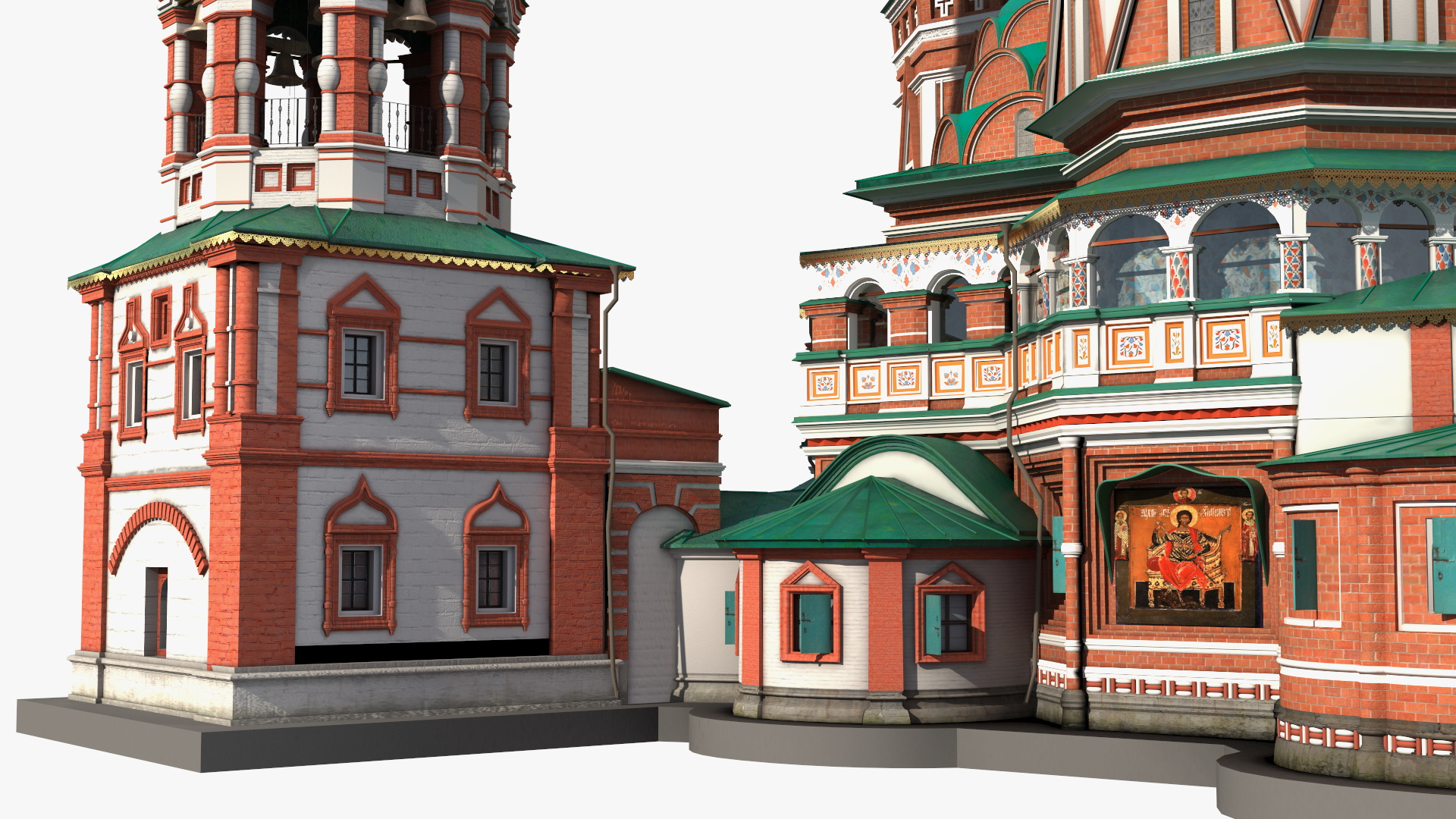 Saint Basils Cathedral Moscow 3D model