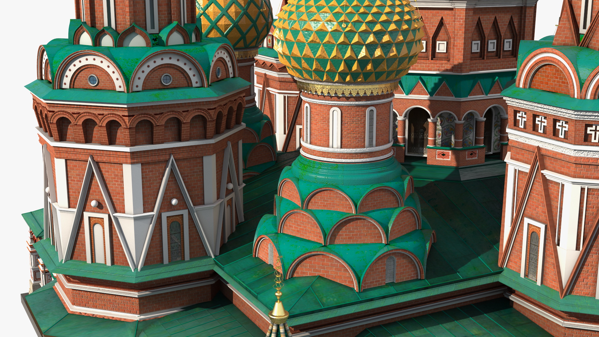 Saint Basils Cathedral Moscow 3D model