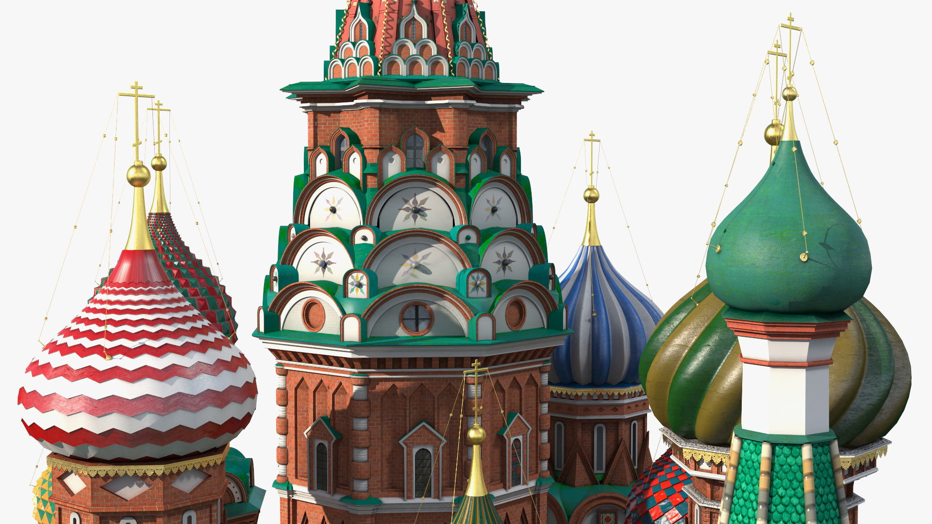 Saint Basils Cathedral Moscow 3D model