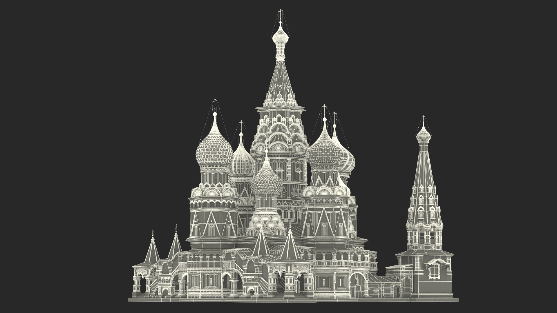 Saint Basils Cathedral Moscow 3D model