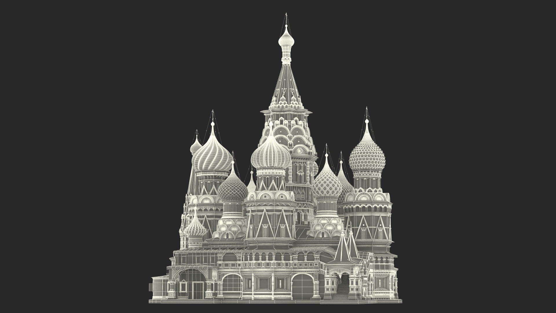 Saint Basils Cathedral Moscow 3D model