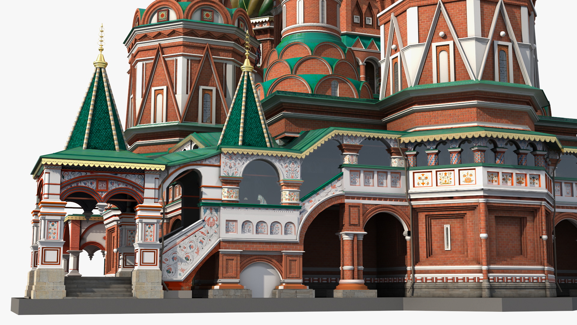 Saint Basils Cathedral Moscow 3D model