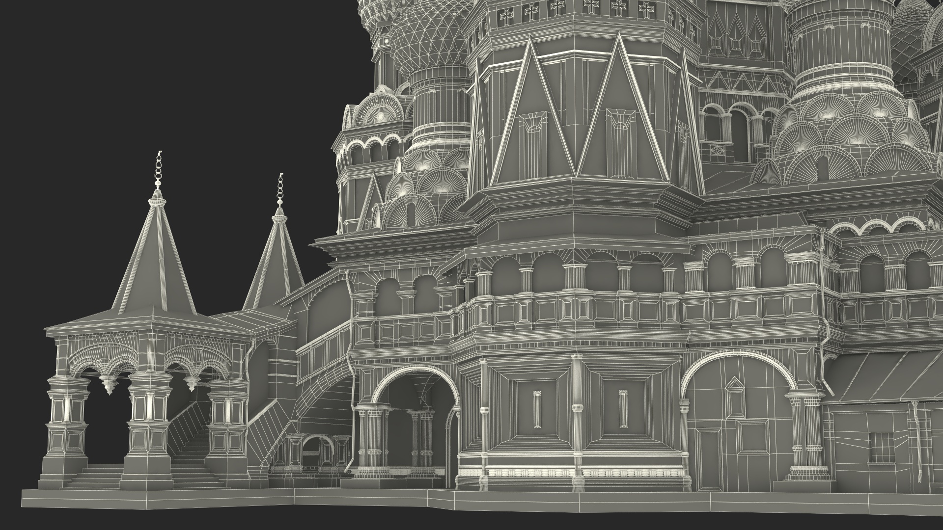 Saint Basils Cathedral Moscow 3D model