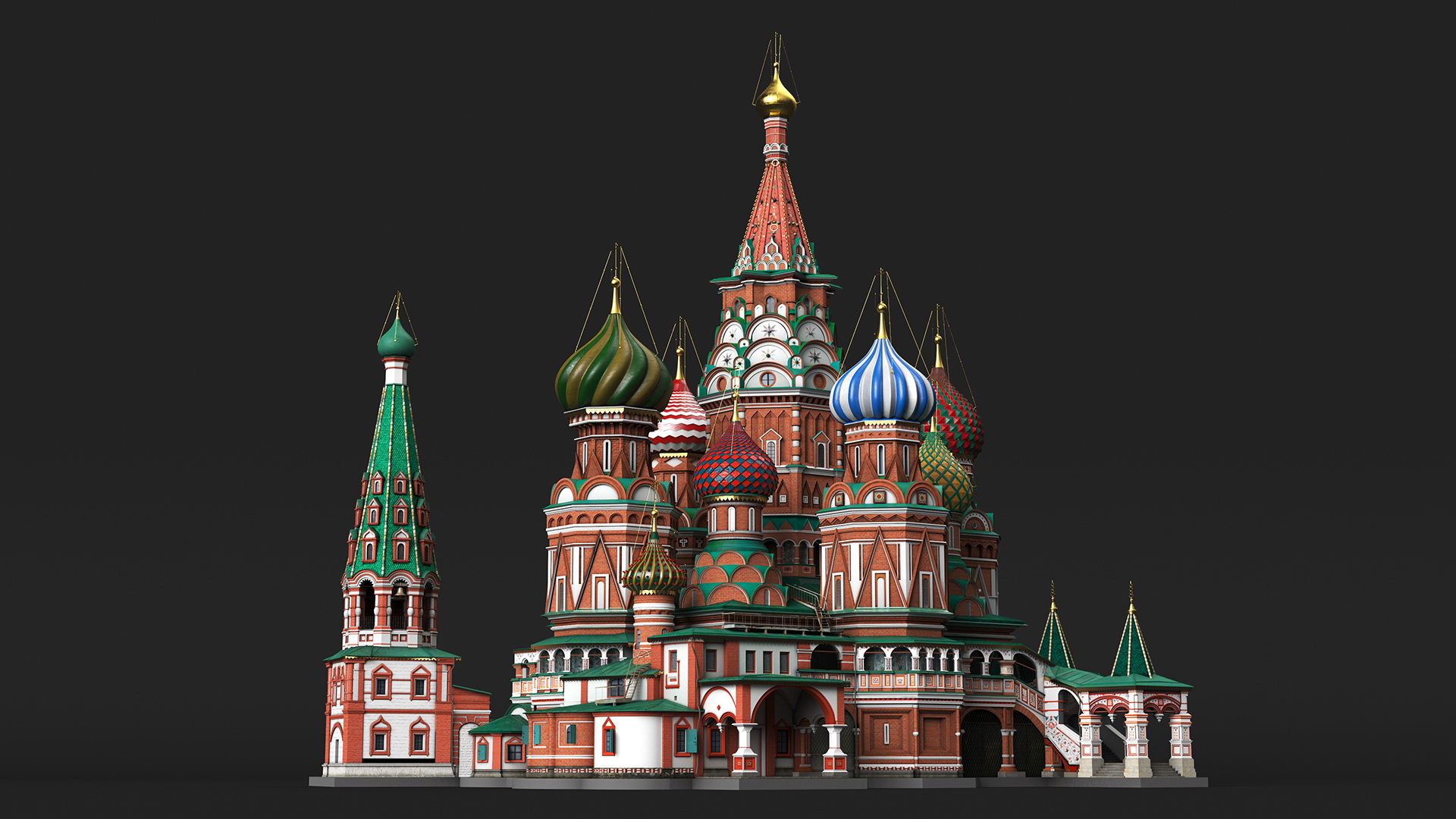 Saint Basils Cathedral Moscow 3D model