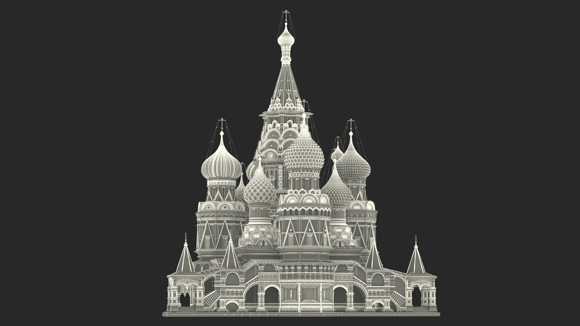 Saint Basils Cathedral Moscow 3D model