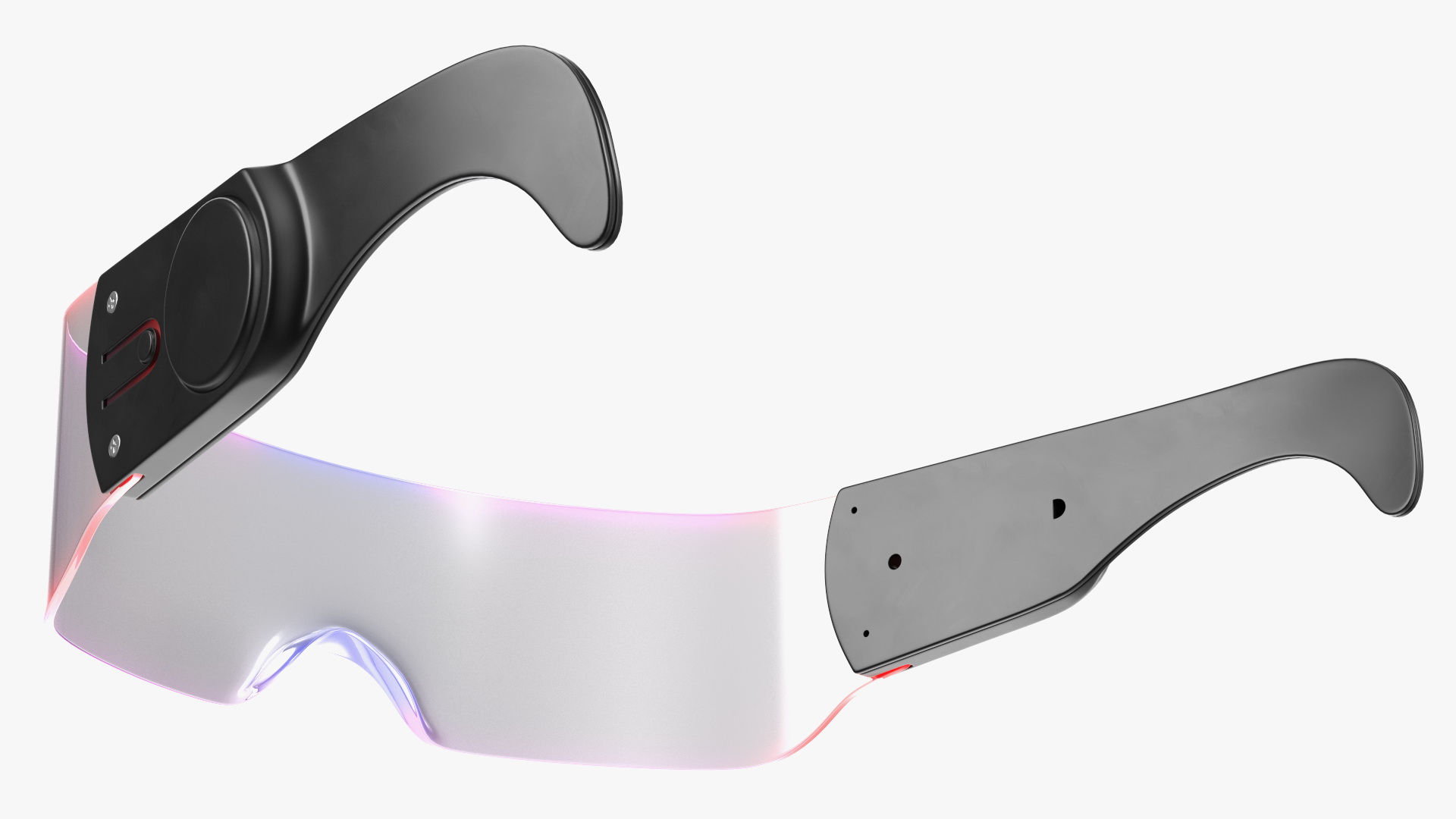 3D LED Cyberpunk Glasses Violet model