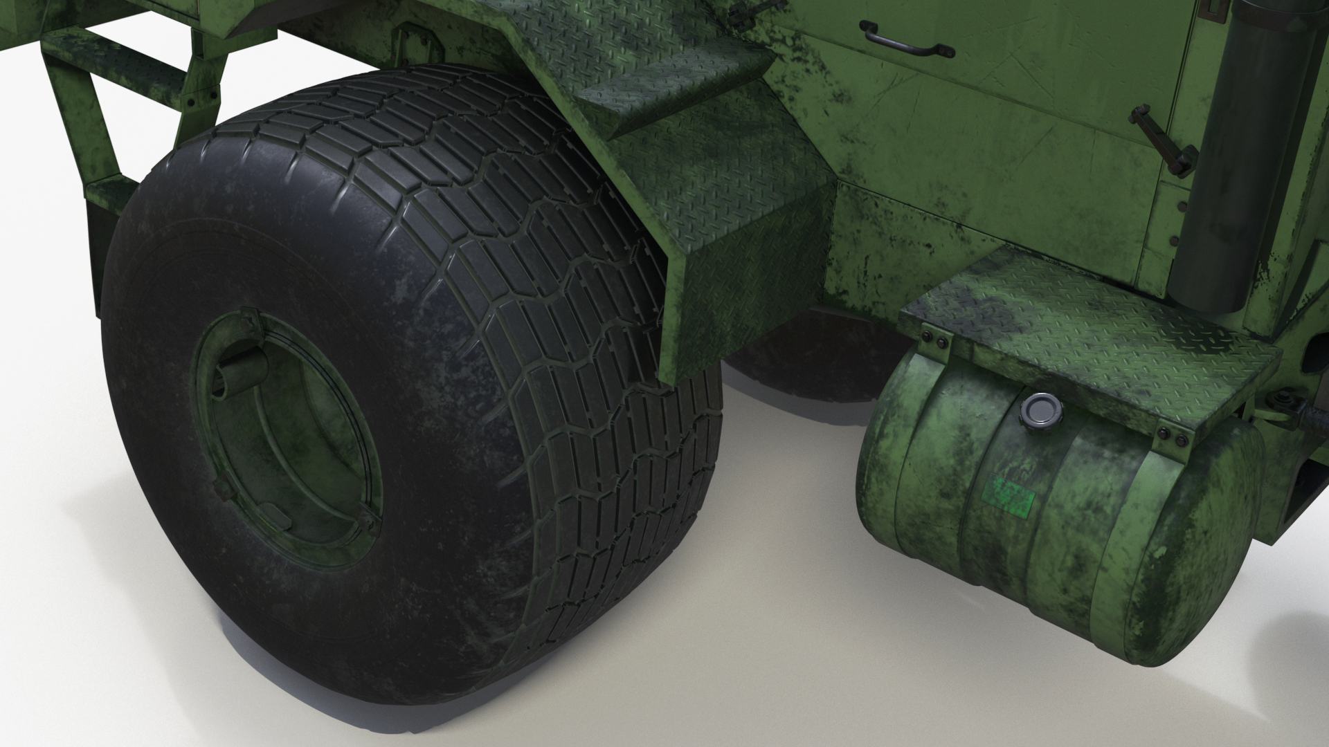 All-terrain Passenger Truck Rigged 3D model