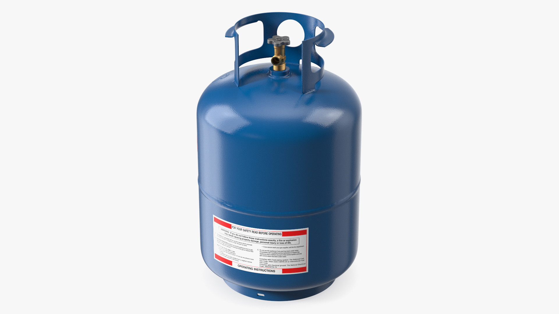 3D model Propane Gas Cylinder Tank