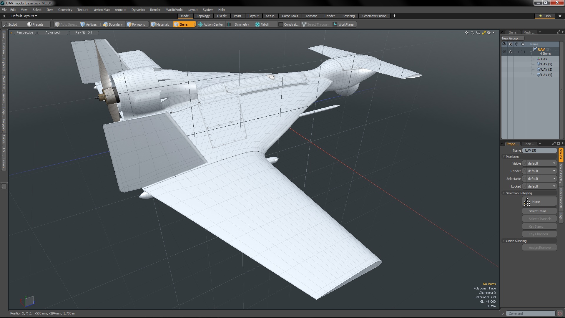 UAV 3D model