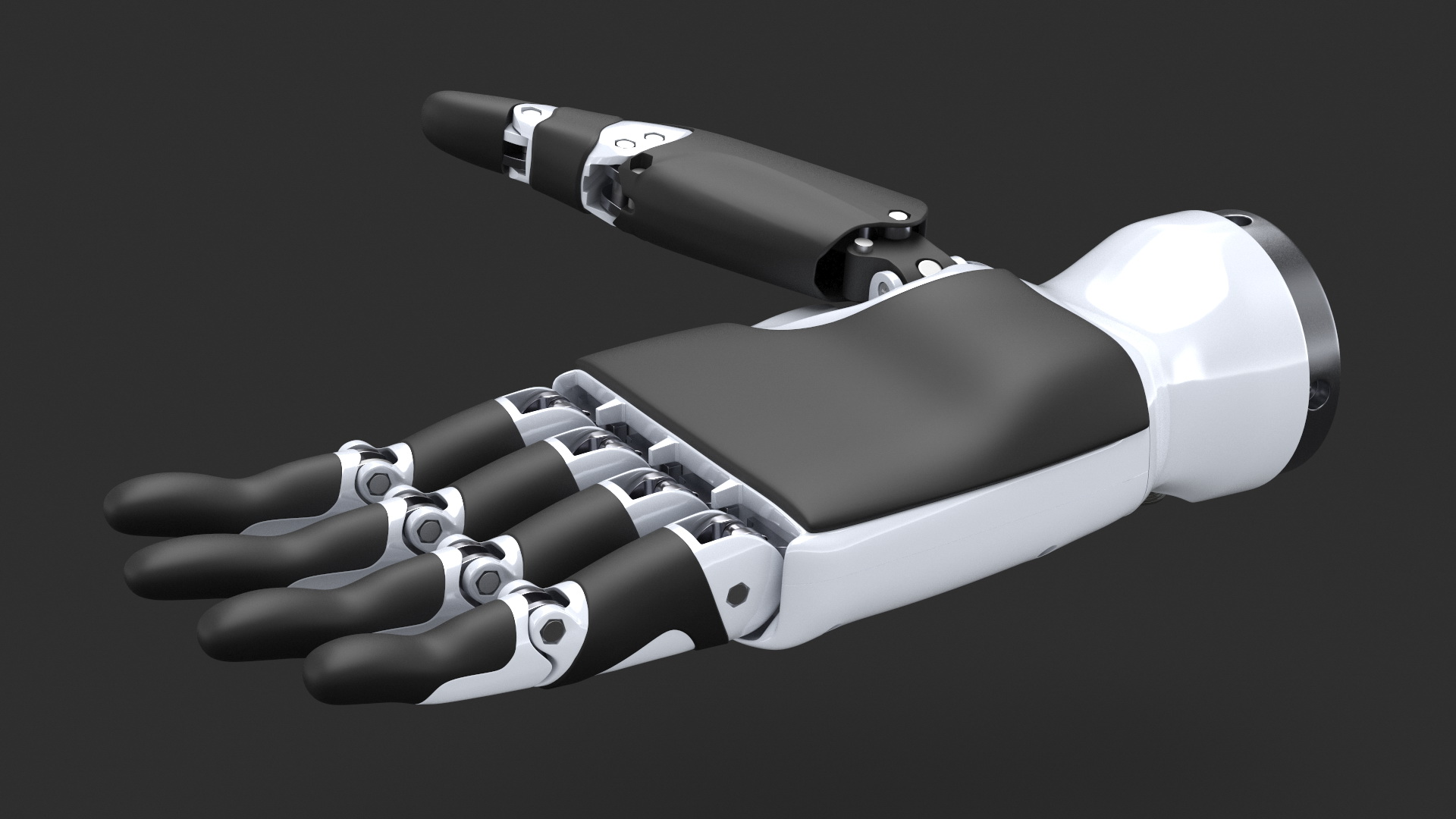 3D Dexterous Robotic Hand Right model