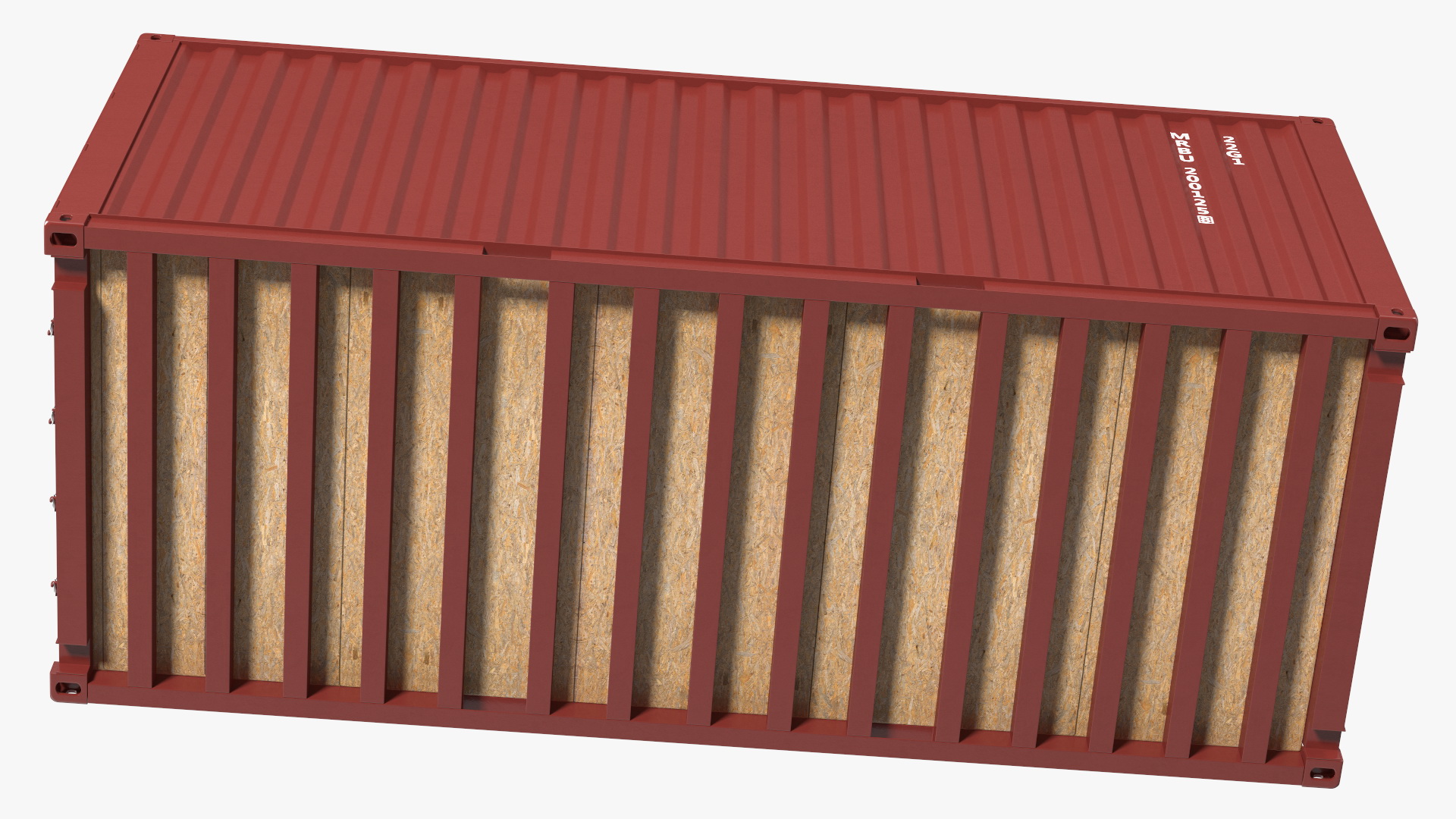 3D model Cargo Shipping Container 20 ft