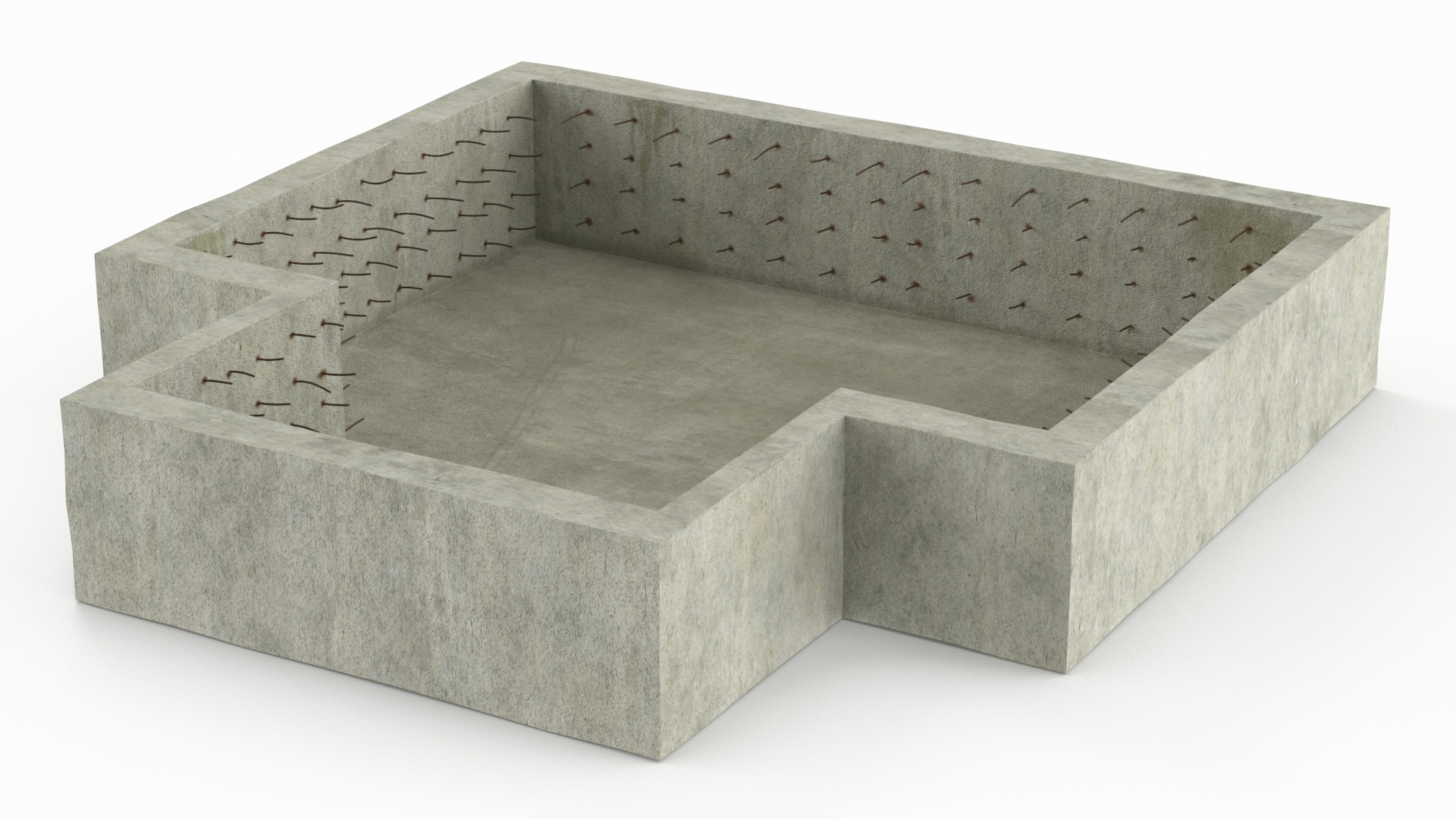 Private Building Foundation 3D