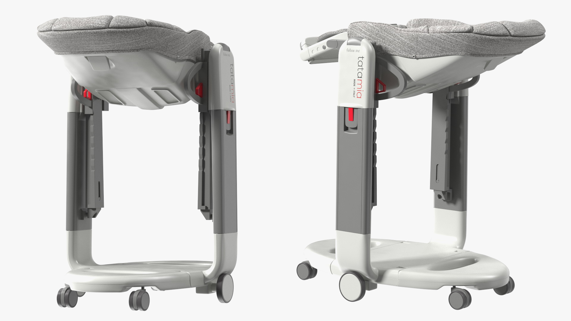 3D model High Chair Peg Perego Tatamia Horizontal Grey