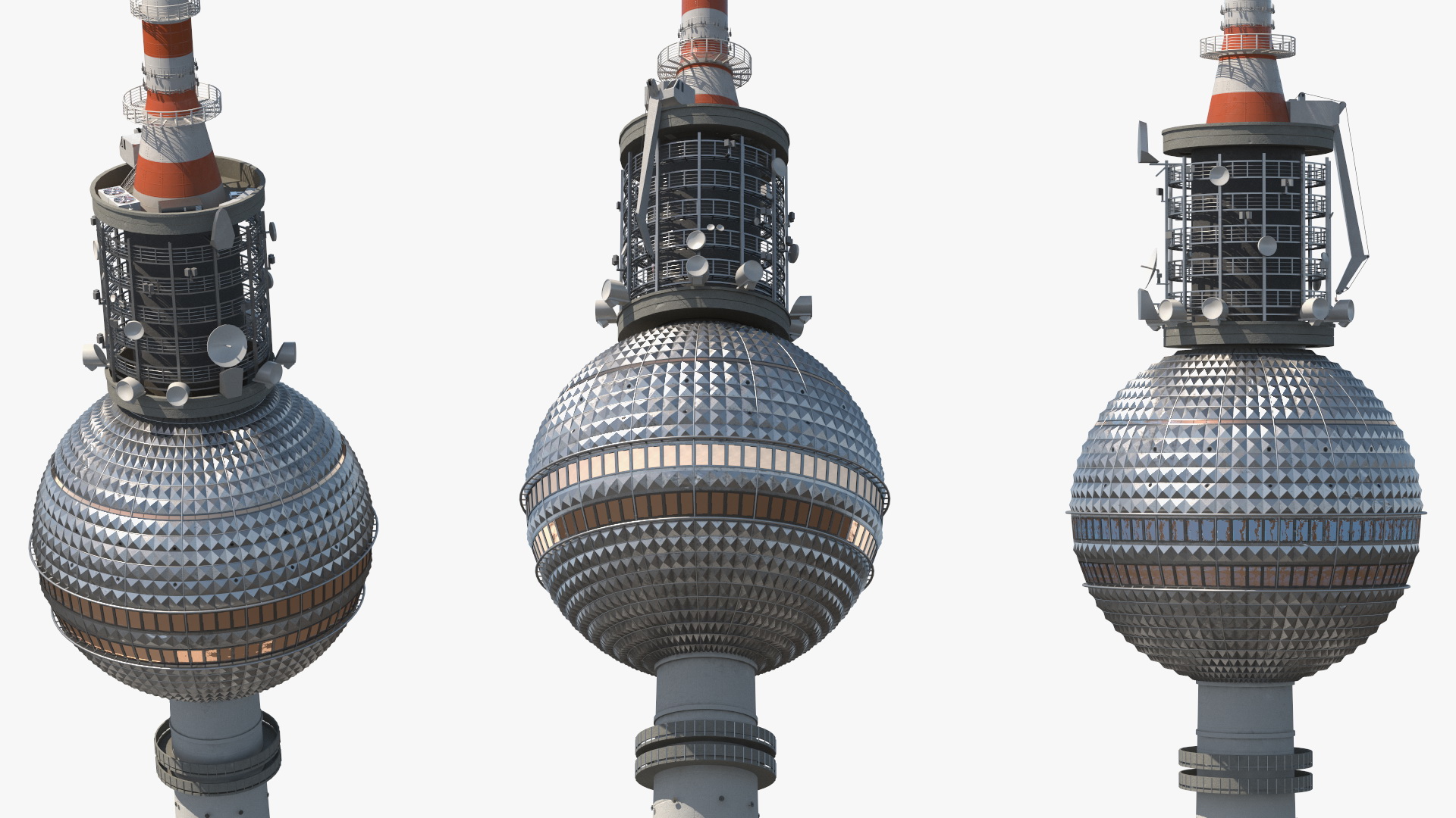 Television Tower Berliner Fernsehturm 3D