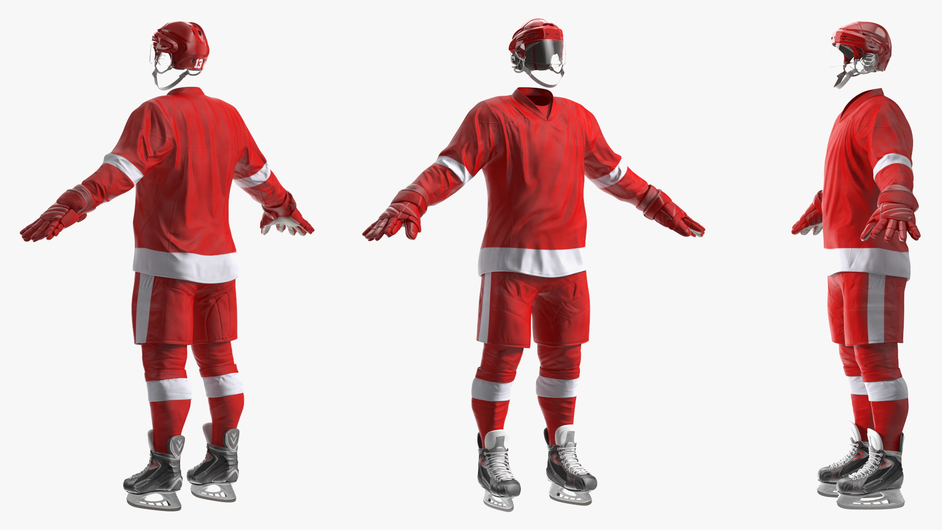 Equipment for Ice Hockey 3D model