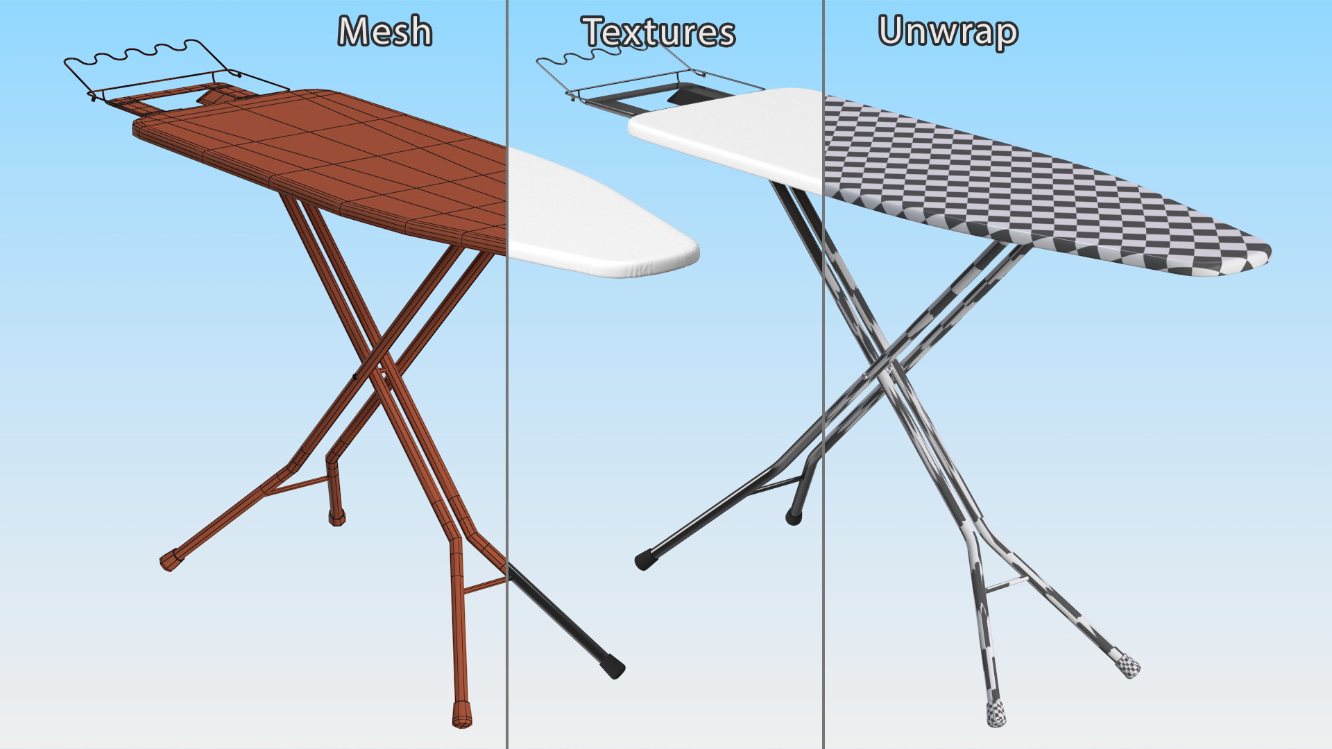 3D Ironing Board model