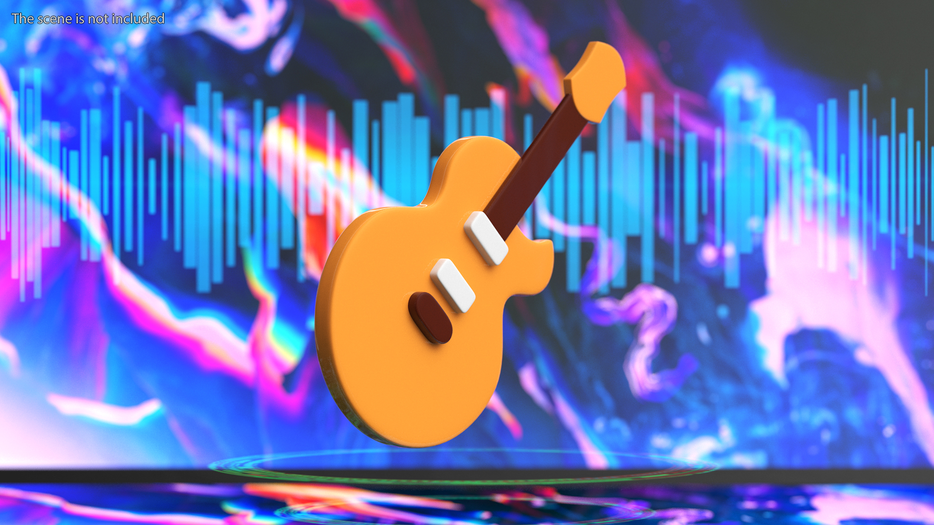 Guitar Emoji 3D