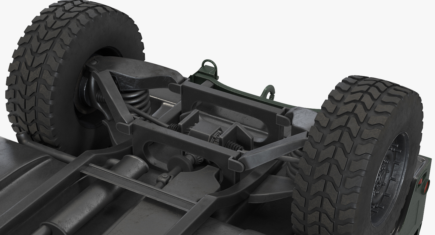 Cargo Troop Carrier HMMWV m1038 Green 3D