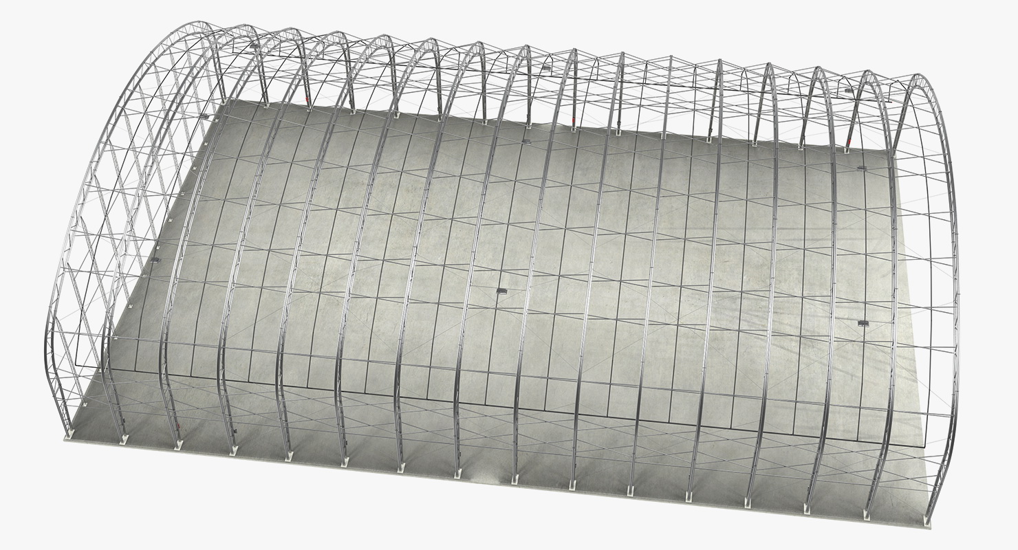 3D model Steel Hangar Construction