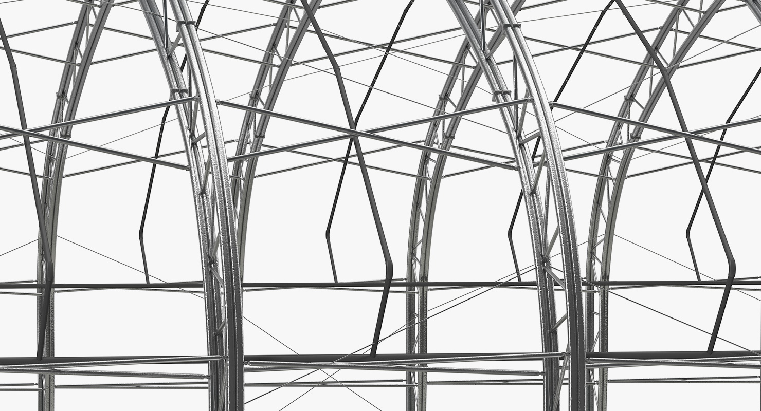 3D model Steel Hangar Construction