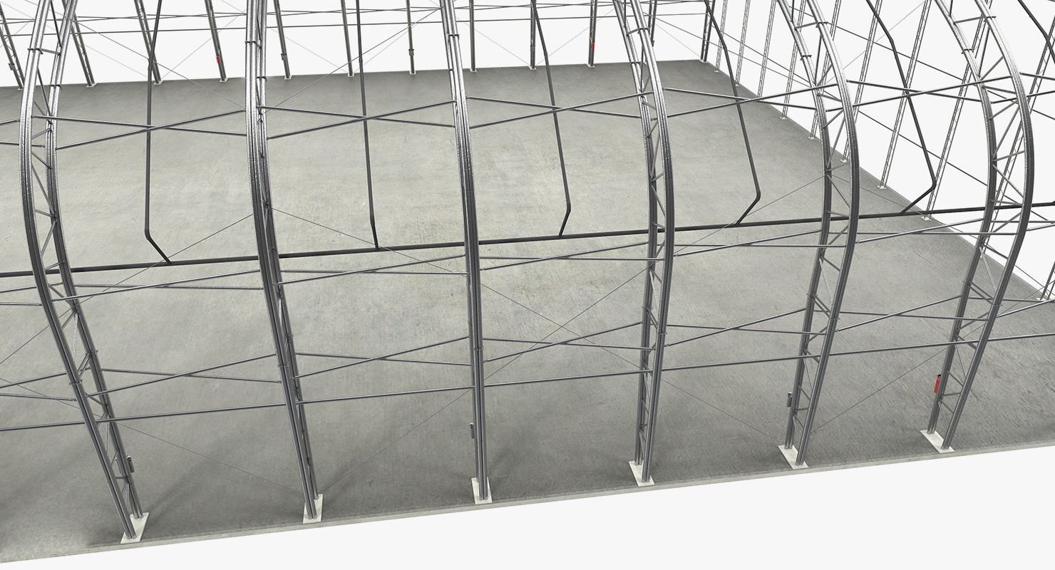 3D model Steel Hangar Construction