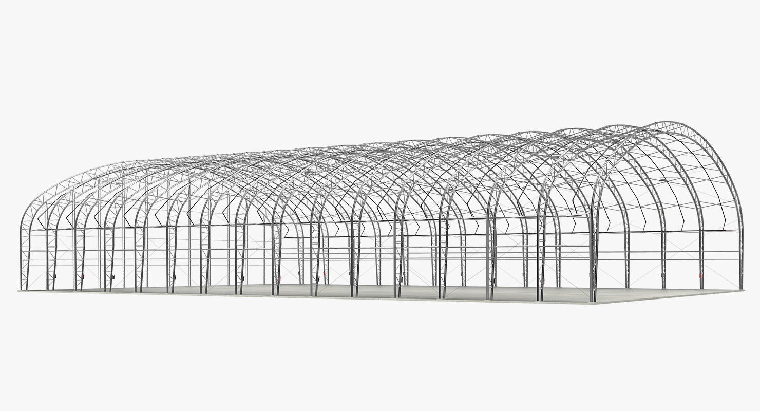 3D model Steel Hangar Construction