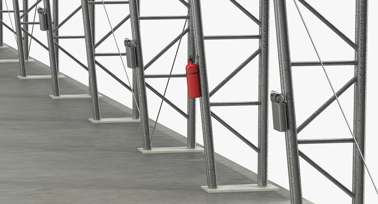 3D model Steel Hangar Construction