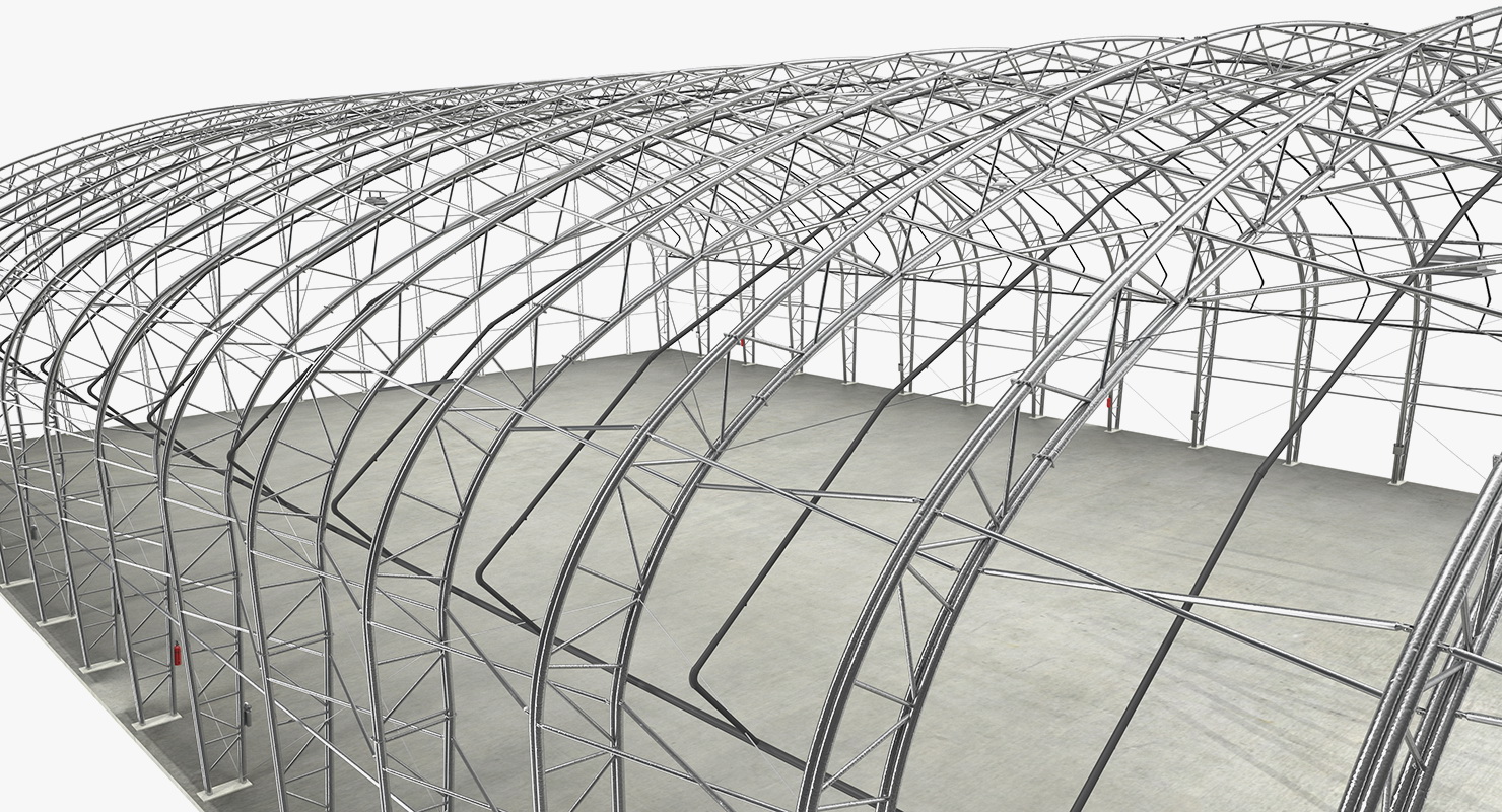 3D model Steel Hangar Construction