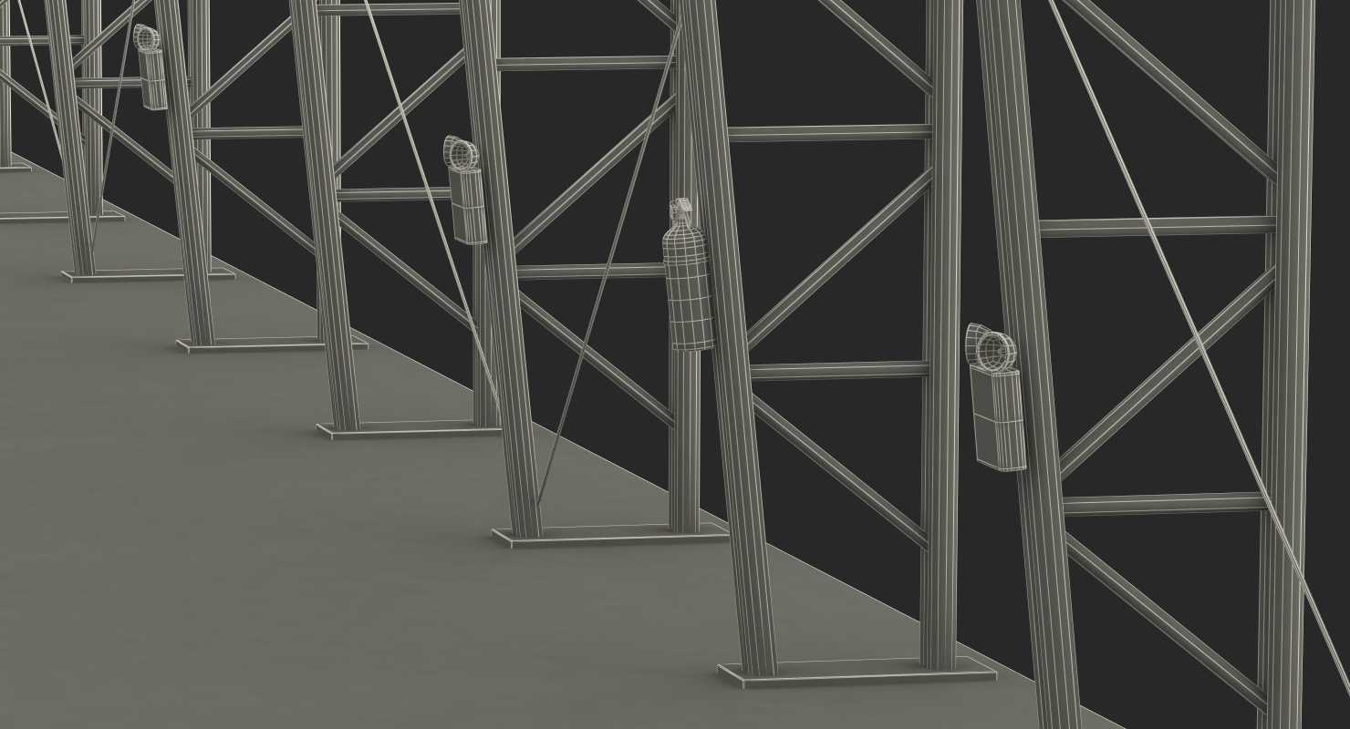 3D model Steel Hangar Construction