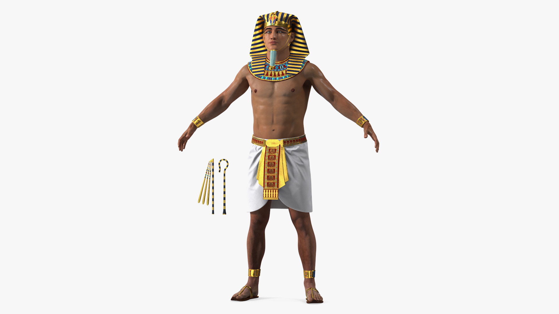 Ancient Egyptian Pharaoh 3D model