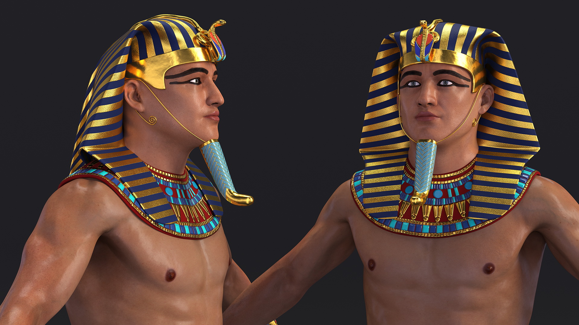 Ancient Egyptian Pharaoh 3D model