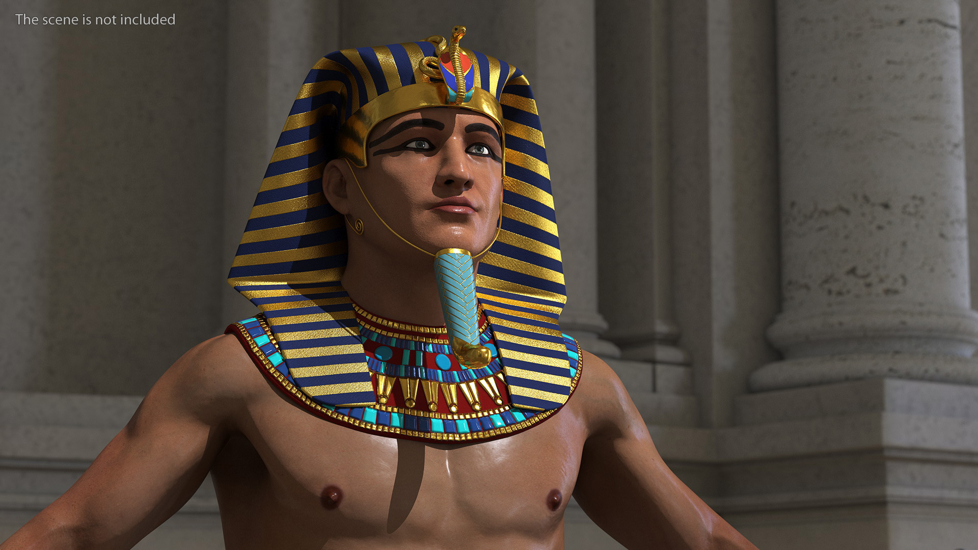 Ancient Egyptian Pharaoh 3D model