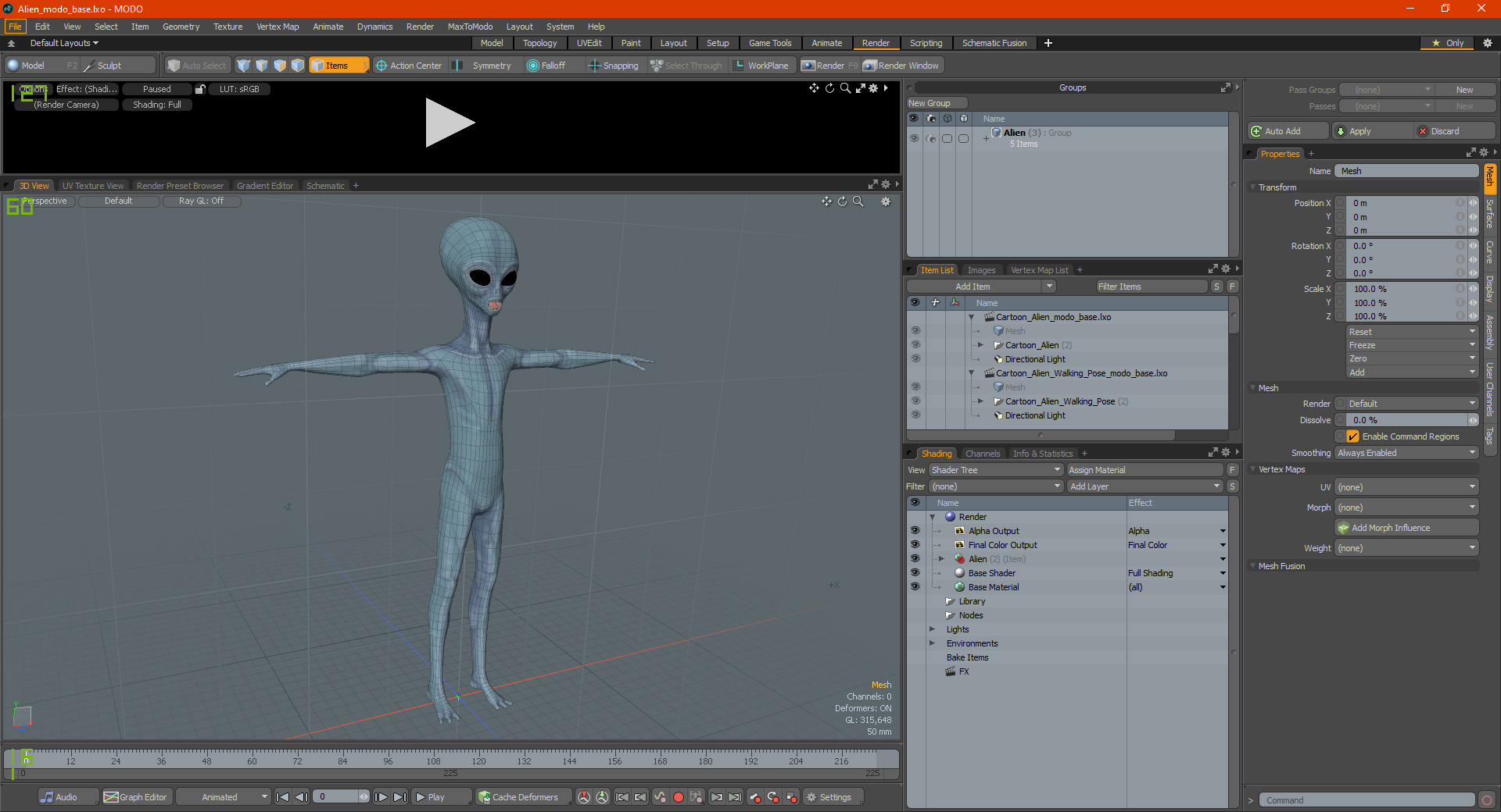 Alien 3D model