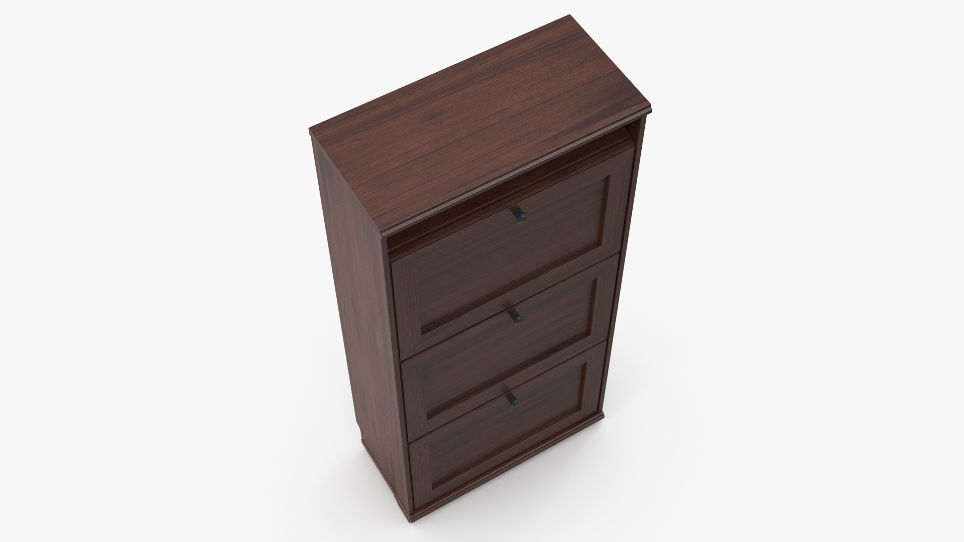 3D Shoe Cabinet Brusali Brown