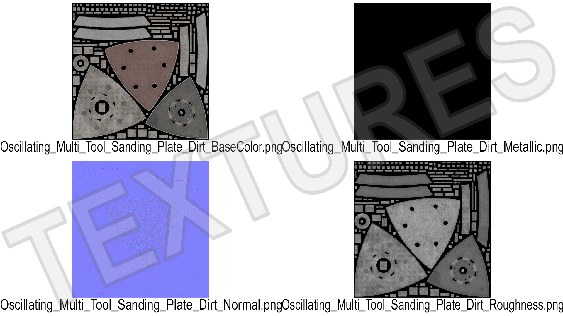 Delta Sanding Pad Used 3D