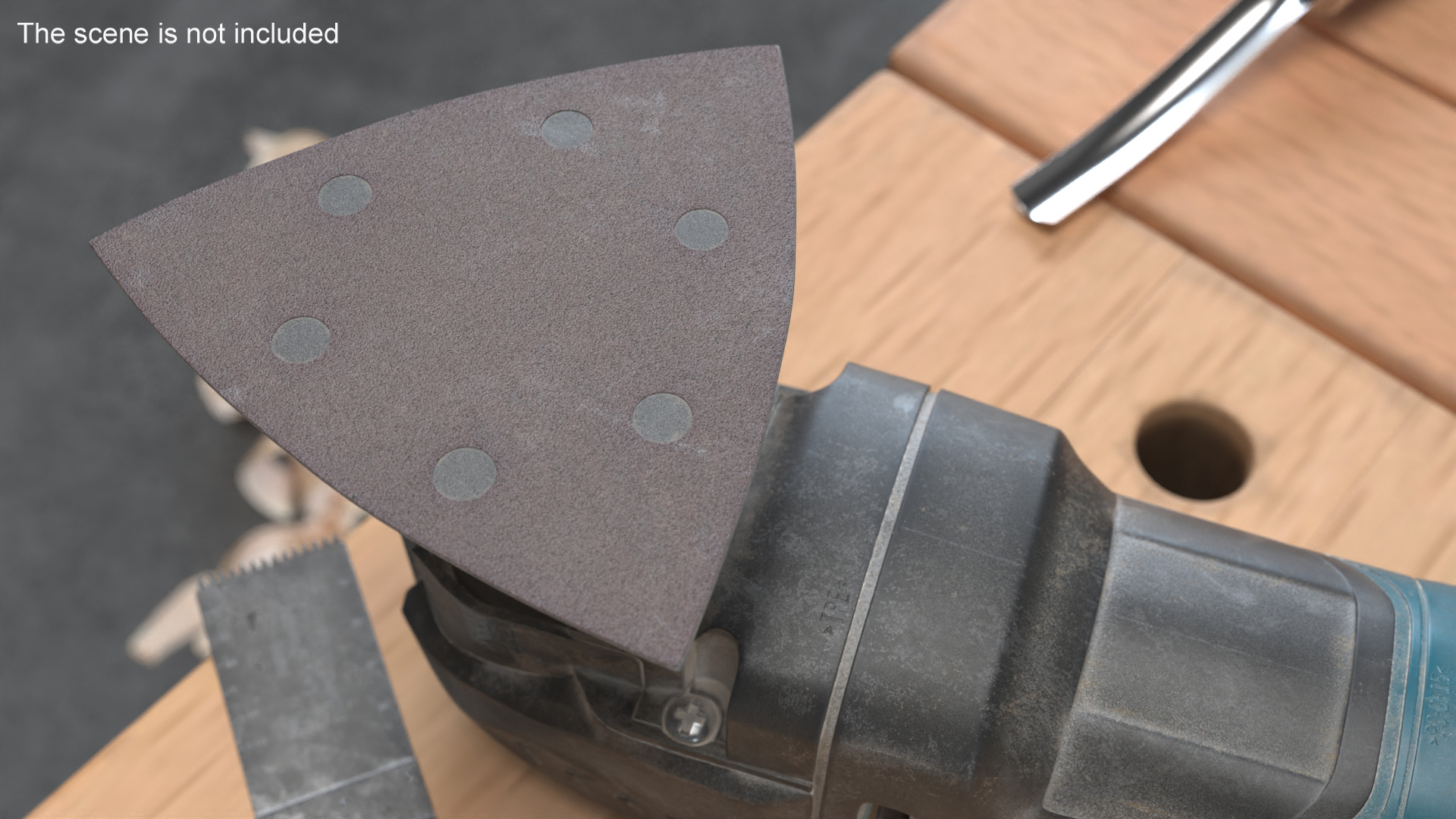 Delta Sanding Pad Used 3D