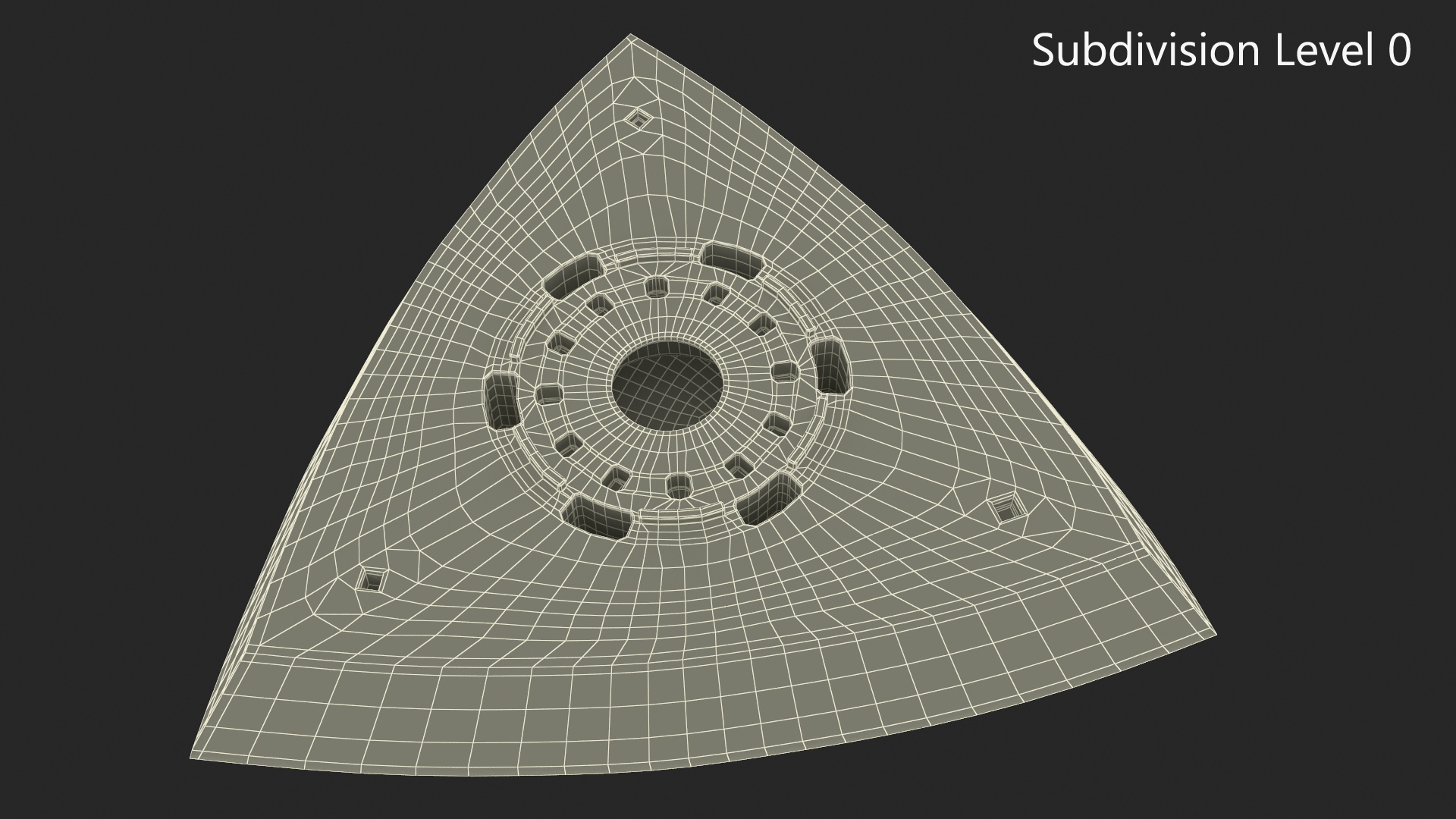 Delta Sanding Pad Used 3D