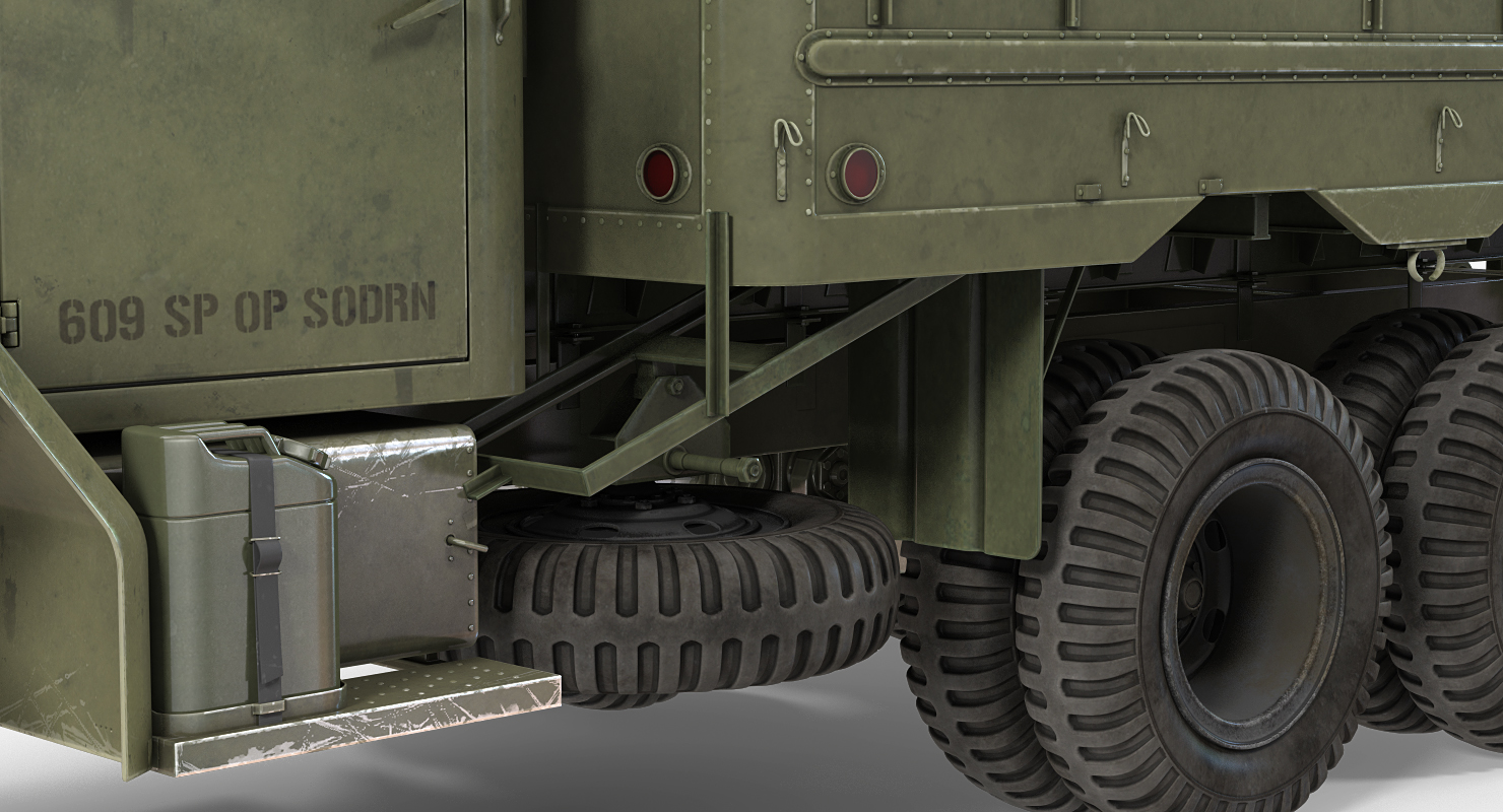 3D model M109 Shop Van Rigged