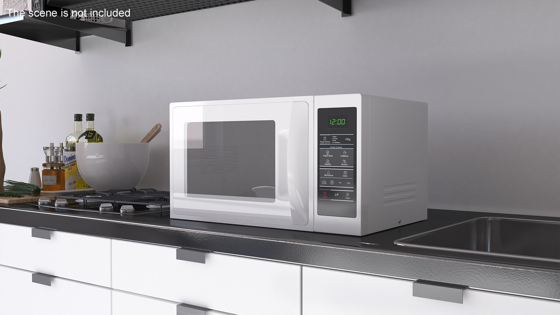 Kitchen Microwave Oven 3D