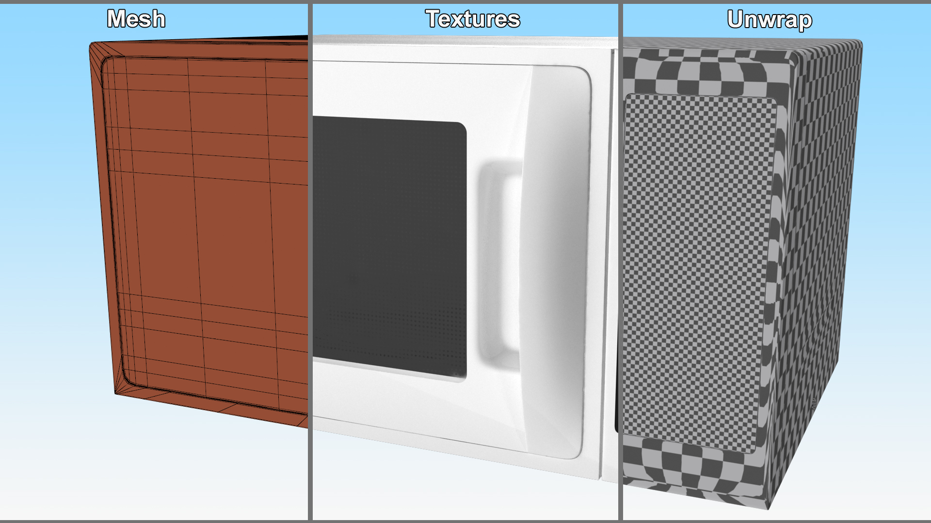 Kitchen Microwave Oven 3D