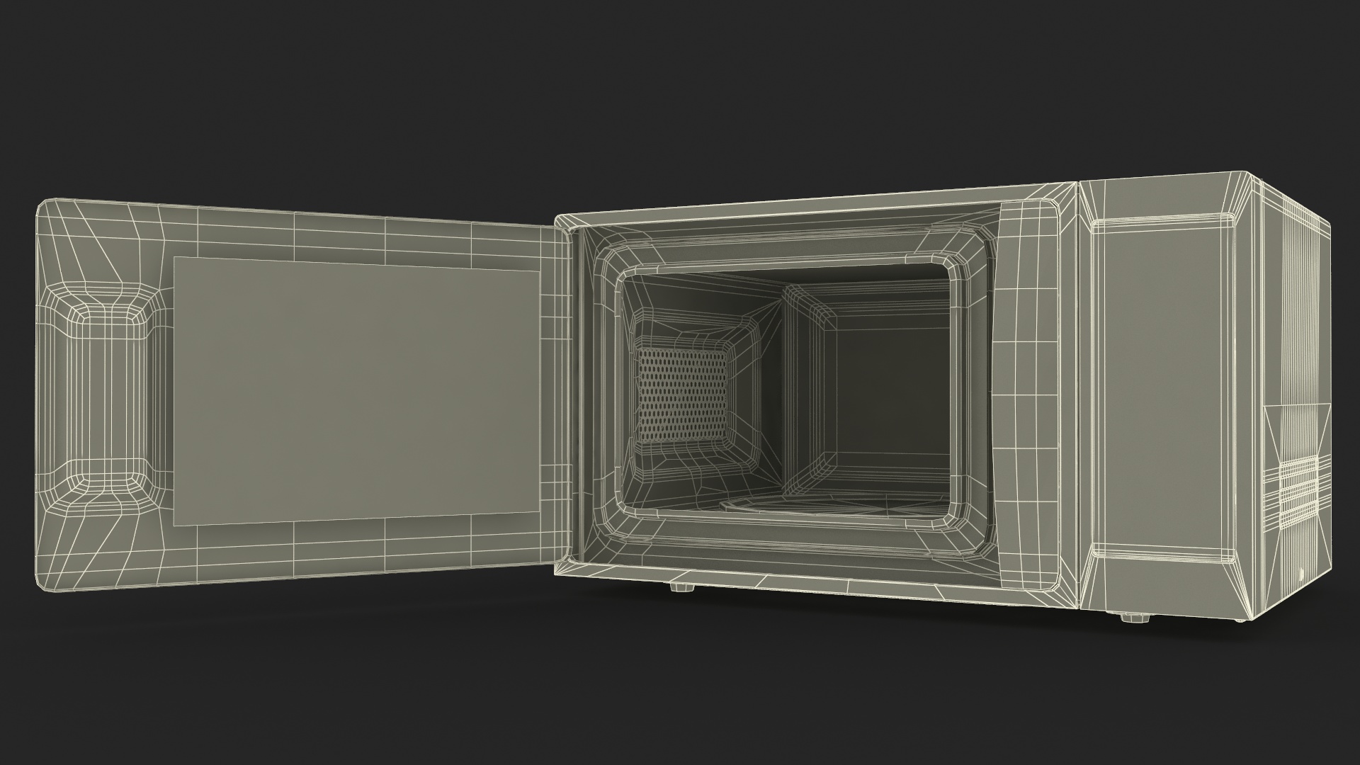 Kitchen Microwave Oven 3D