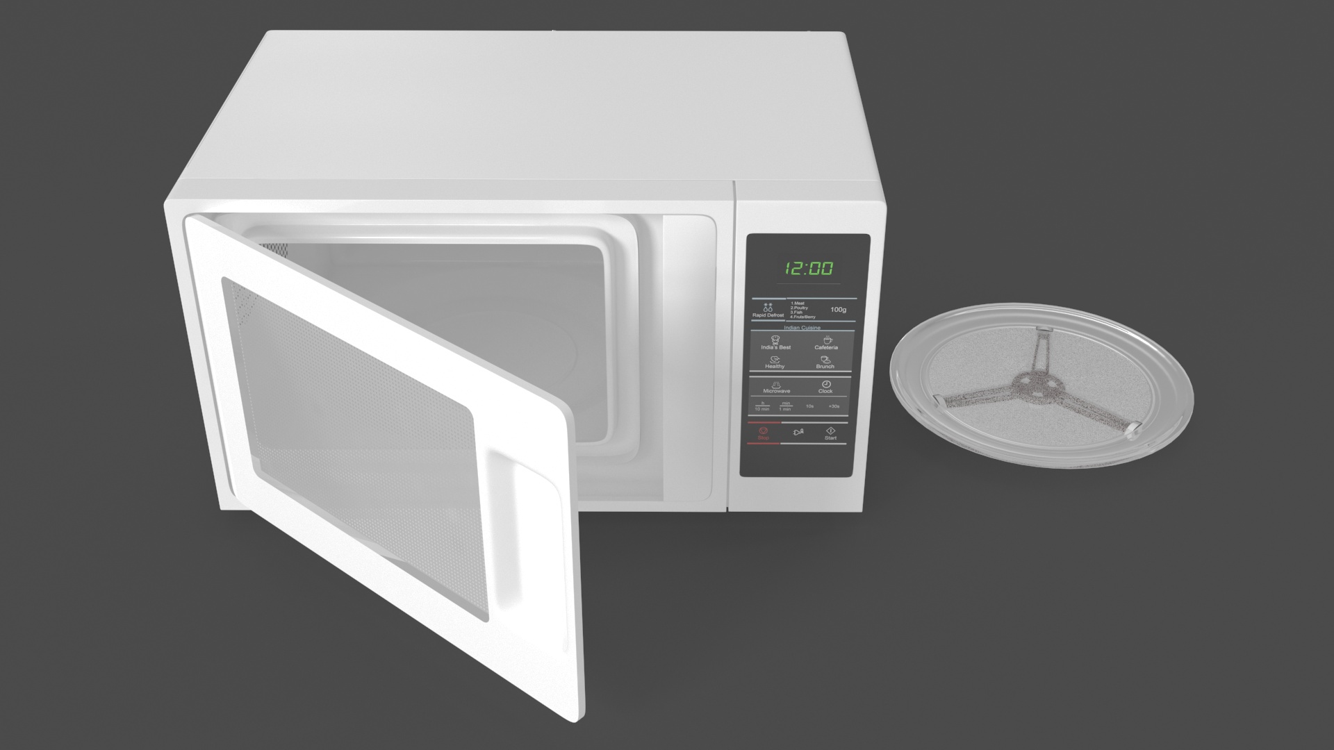 Kitchen Microwave Oven 3D