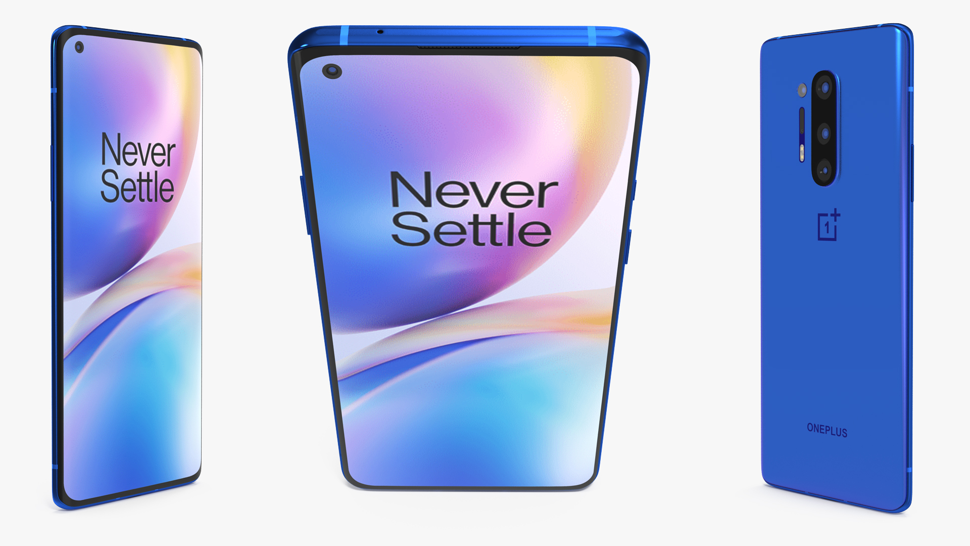 3D model OnePlus 8 Pro Ultramarine Blue